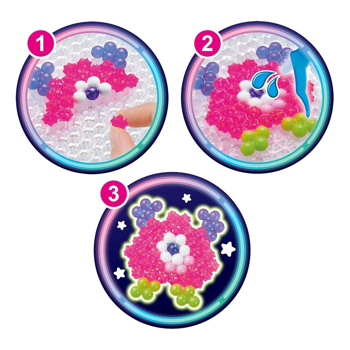 Aquabeads refill neon colours