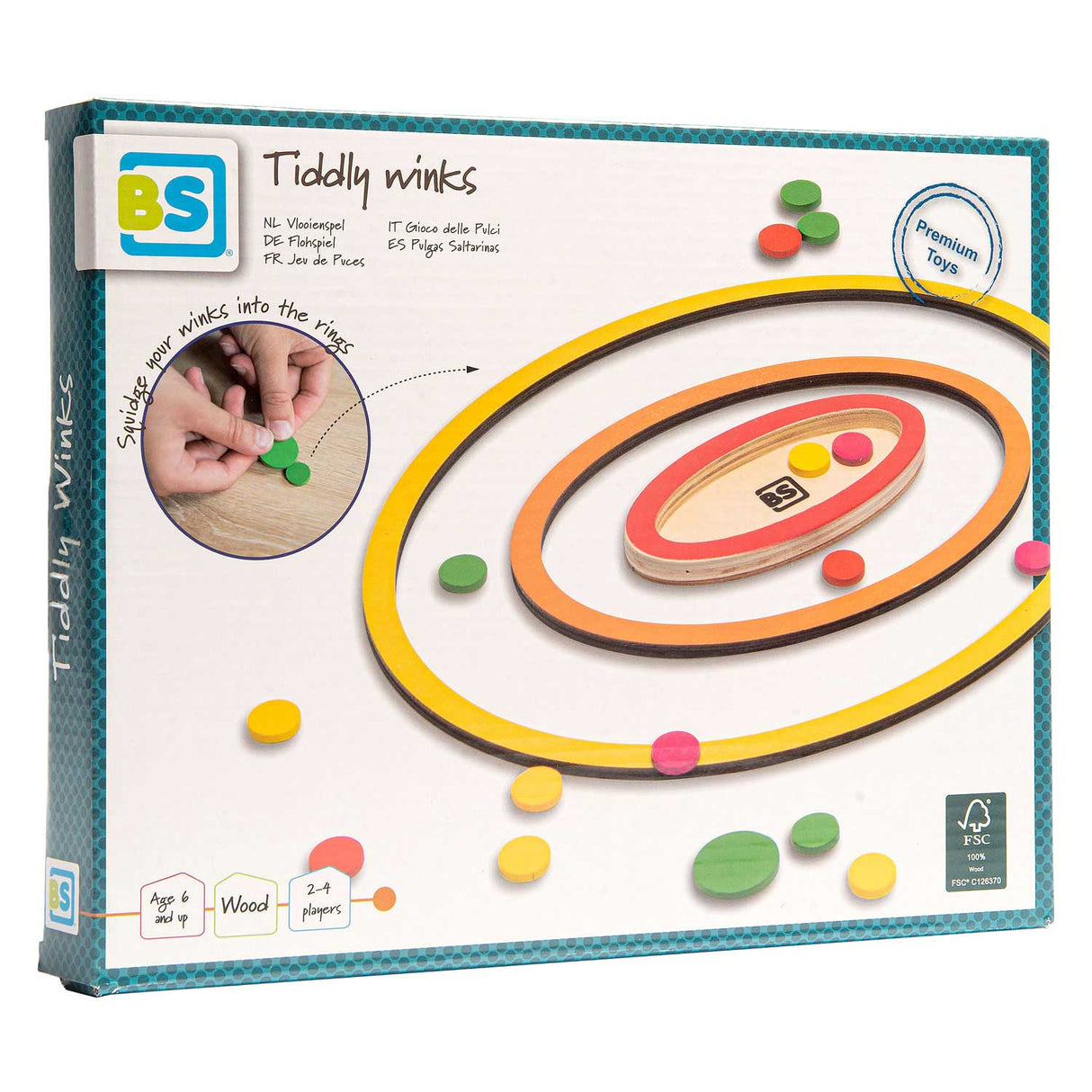 BS Toys wooden flea game