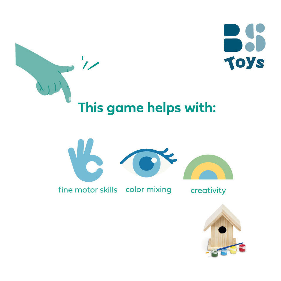 BS Toys Make Your Own Wood Birdhouse Building Set