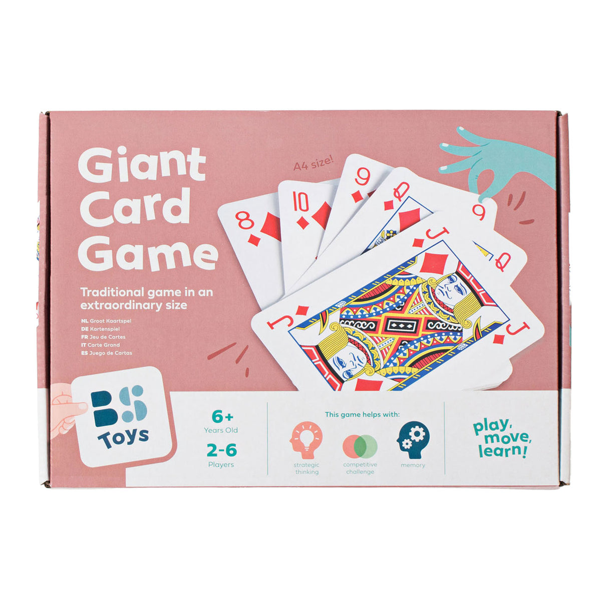 Giocattoli BS Giochi di carte grandi, 54dlg.