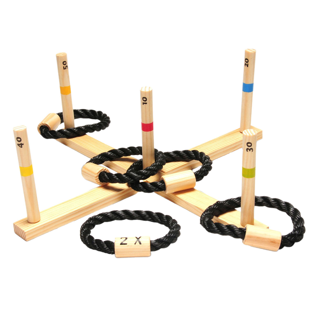 BS Toys Ringenspel en bois, 6dlg.