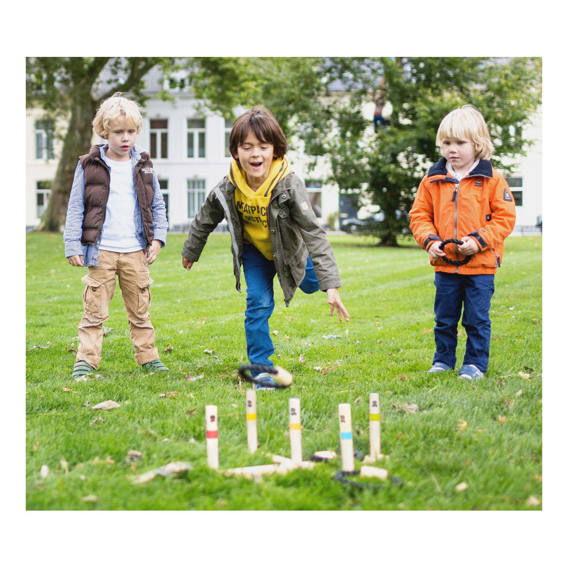 BS Toys Wooden Ringenspel, 6DLG.