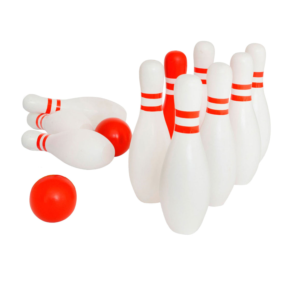 Bs toys houten bowlingset, 12dlg.