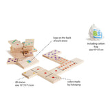 BS Toys Mega Houten Domino Game, 28dlg,.