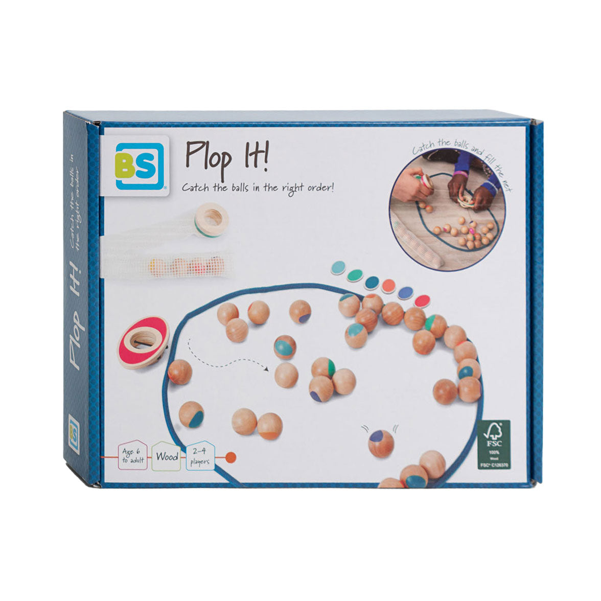 BS Toys Plop It! wooden game