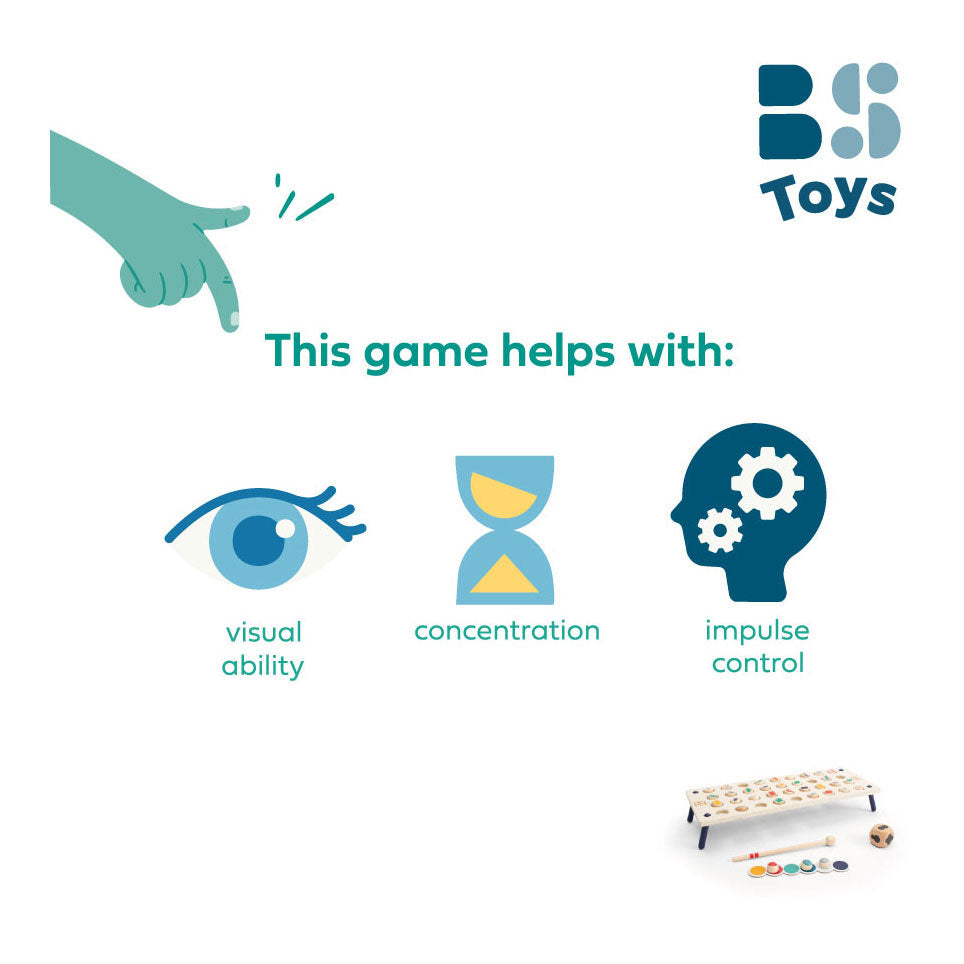 Bs Toys frappe un jeu en bois de forme