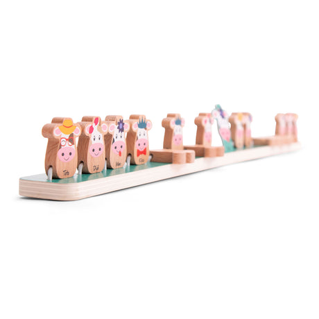 Drewniana gra Bs Toys Która krowa jestem