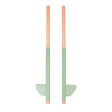 BS Toys wooden stilts green, 2dlg.