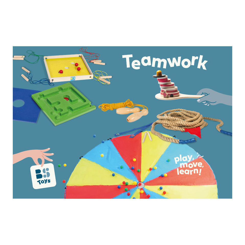 BS Toys Teamwork Box Outdoor -Spiele