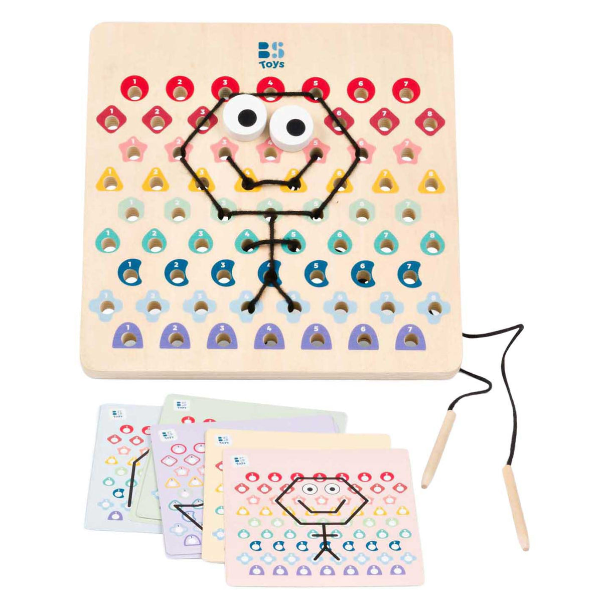 Bs toys wooden wire and code