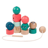 Bs toys wooden beads junior - 13 pcs.