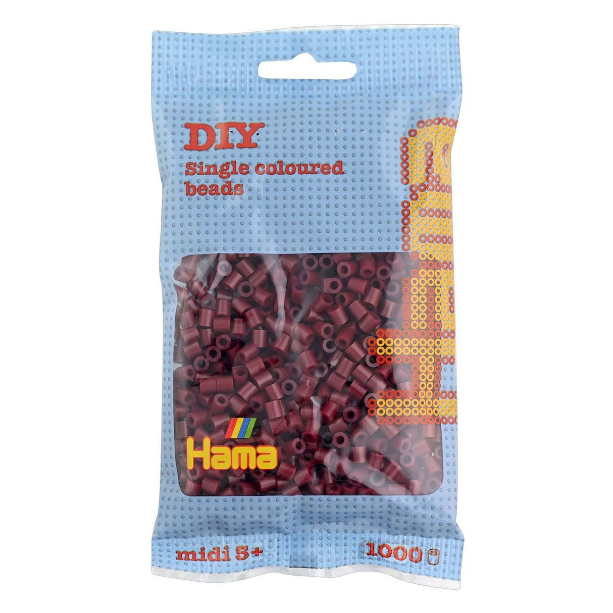 Hama Iron Beads 1000 pièces Bordeaux Red