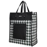 Beagles handlepose houndstooth