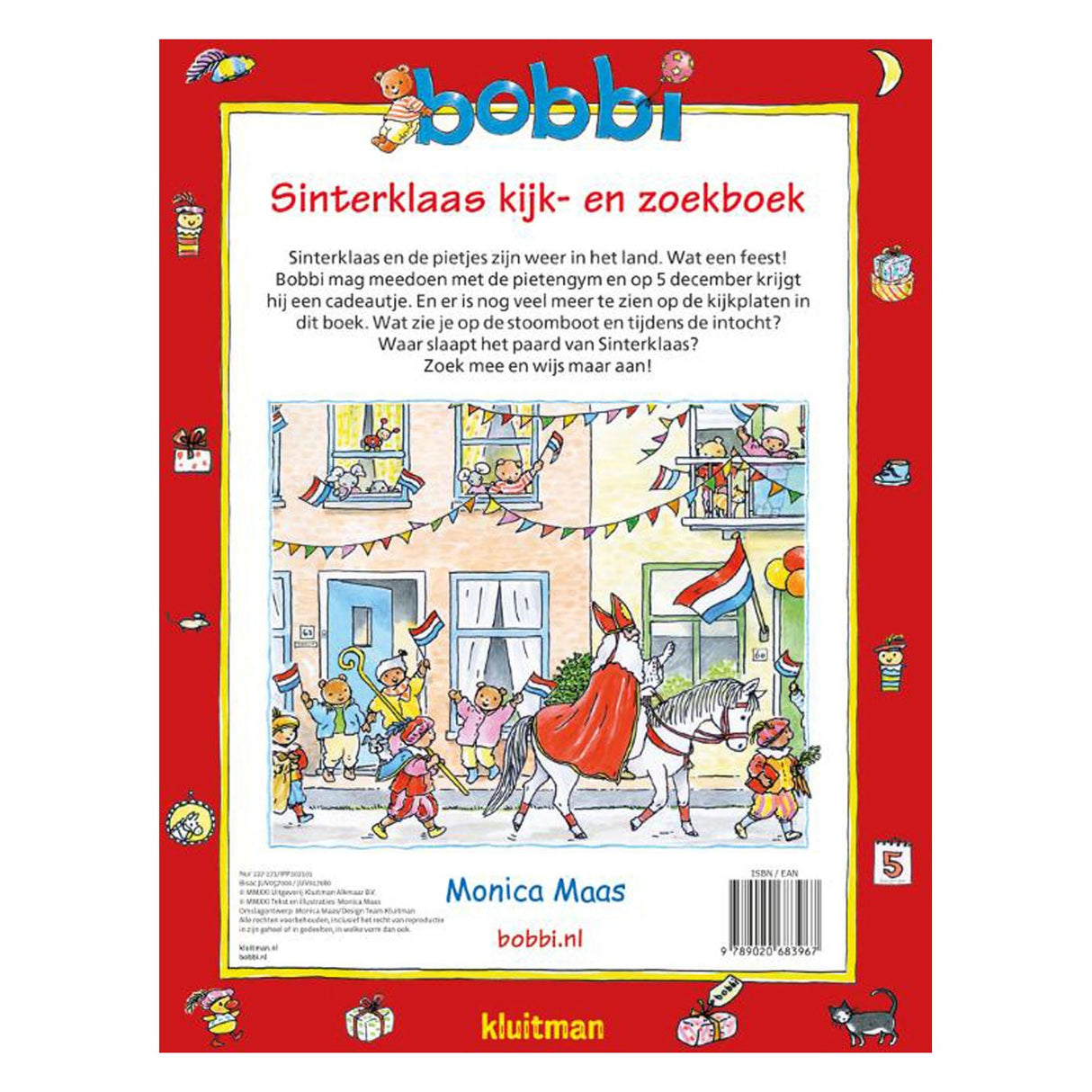 Vydavatel Kluitman Bobbi Sinterklaas Kijk- en Zoekboek