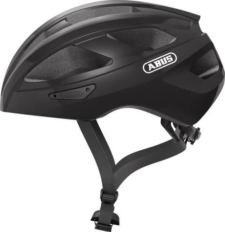 Abus hjälm Macatgoud glänsande sammet svart l 58-62 cm