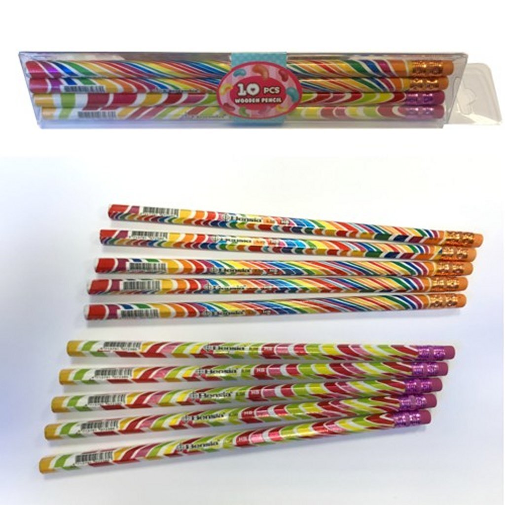 Simply for kids simply for hb pencil with gum 10 pieces