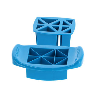 Basic funbites isbit form trianglar blå