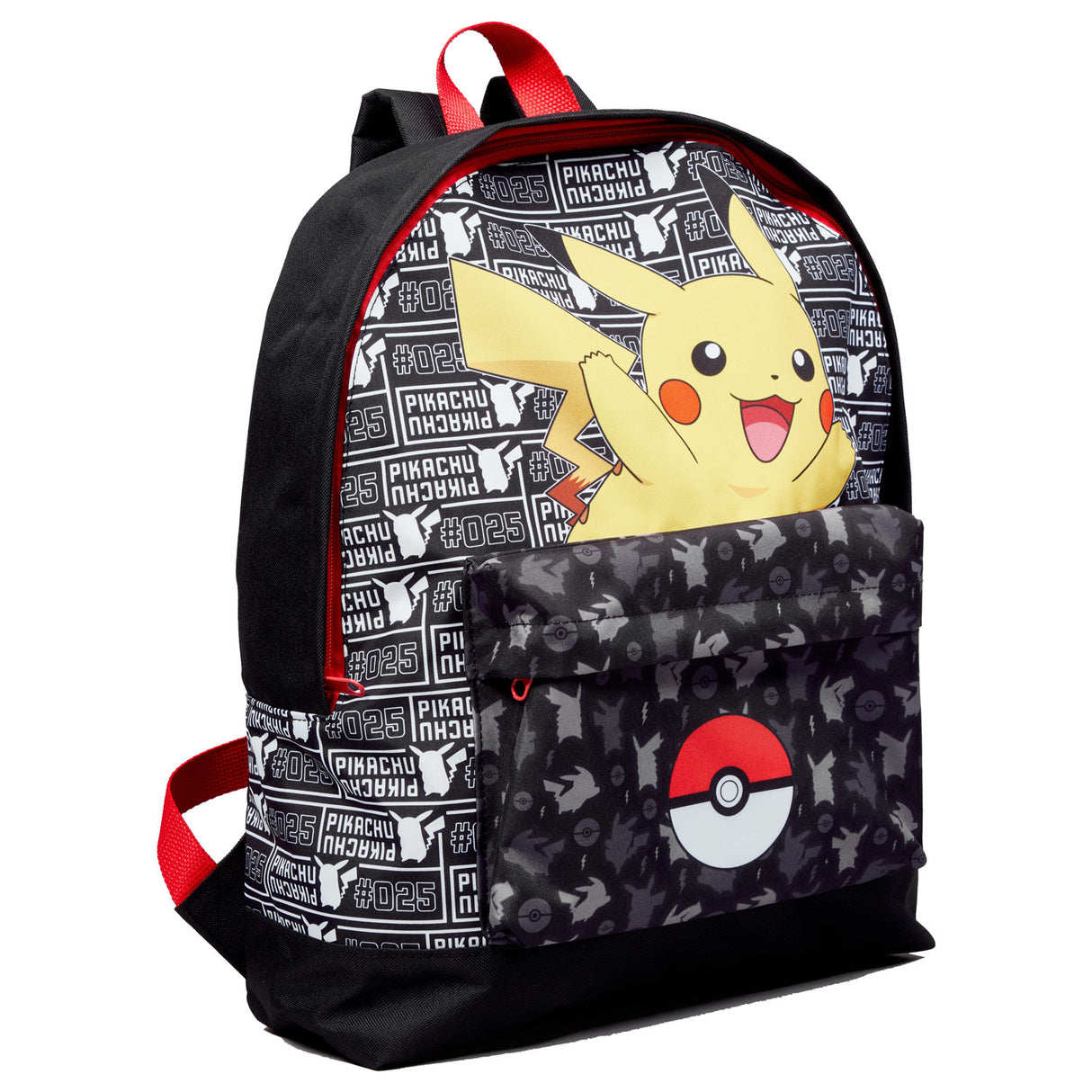 Pokémon -Rucksack mit Pokeball Pikachu Front Tasche