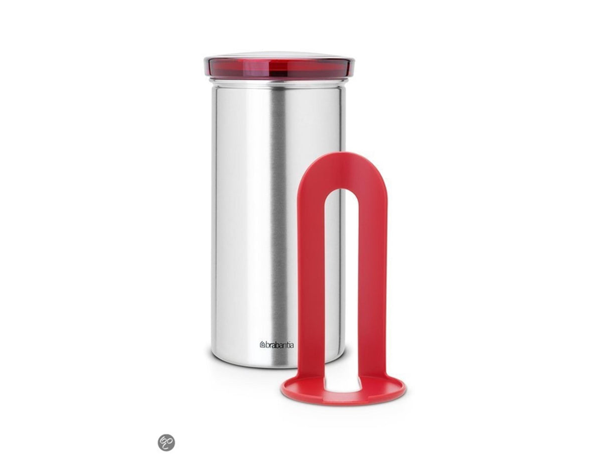 Brabantia storage container senseo red lid
