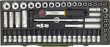 Proxxon 3 8 super compact set, 65 pieces