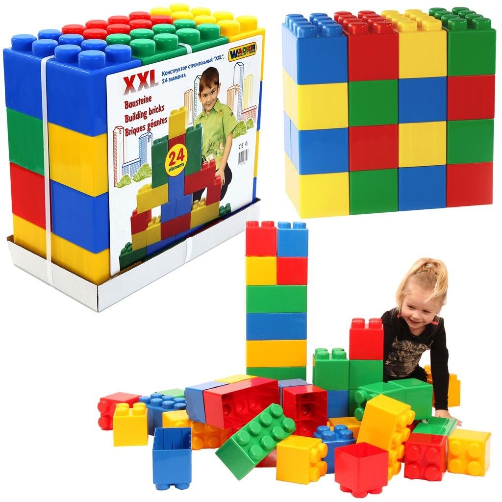 Wader Mega Building Blocks 24 piezas