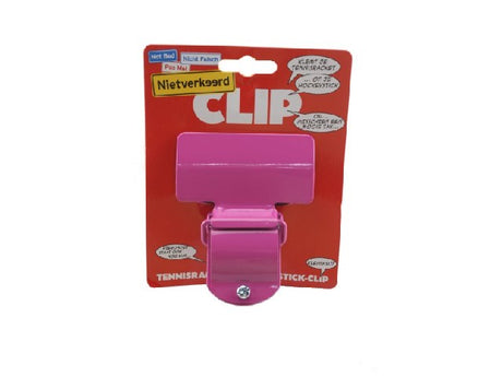 Not bad racket hockey clamp pink card