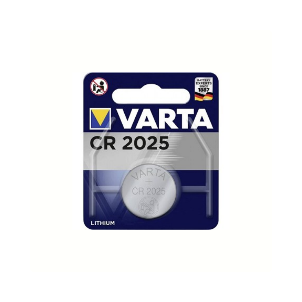 Batteria cella del pulsante VARTA CR2025 LITITIO 3V