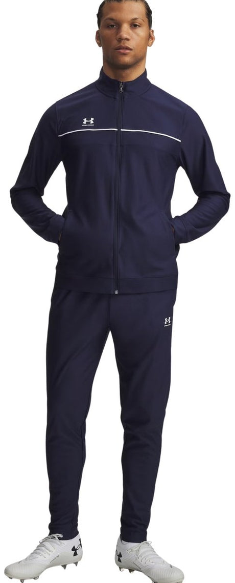 Under armor ua m challenger sportinis kostiumas-mėlynas vyriškas sportinis kostiumas - vidurnakčio navy - baltas