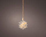 Lumineo micro estrela LED com flores secas ø 19cm
