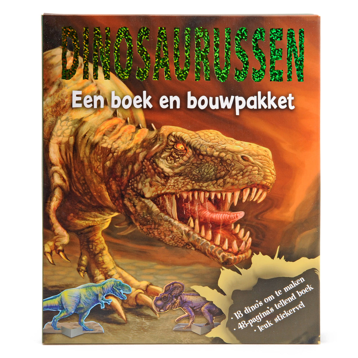 Rebo Publisher Dinosaurs, en bok og sett