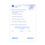 Deltas holiday practice sheets, repetition exercises in language and arithmetic