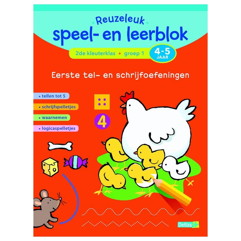 Delta's Super Fun Play and Learn Block First Counting and Writing Exercises