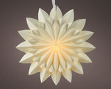 Lumineo star LED cardboard 40cm with timer