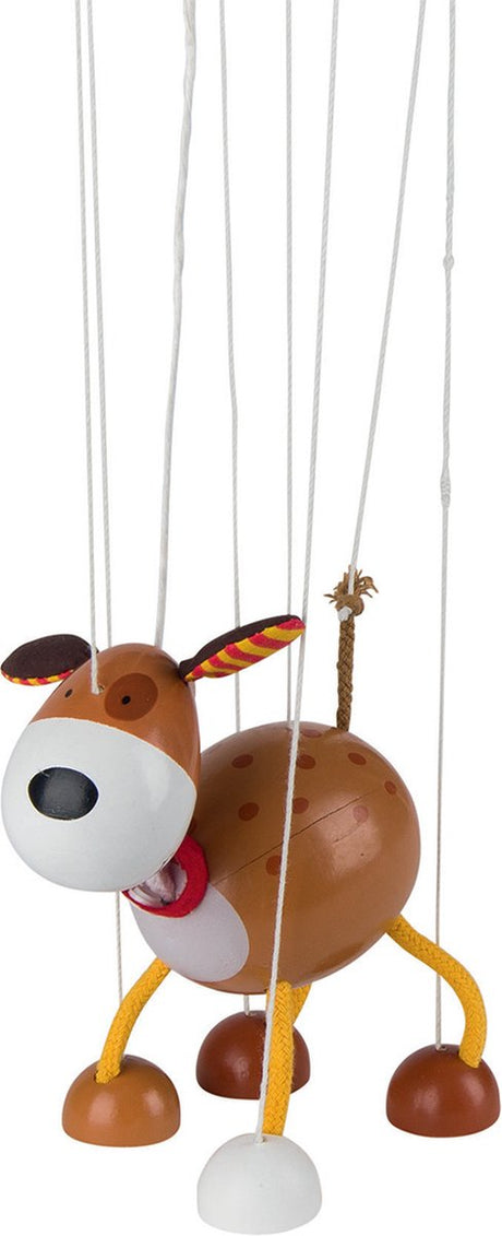 Marionnette Goki - chien - h15,5cm - 3 ans