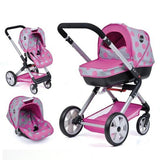 Základní icoo 4in1 Manhatten Doll Walking Truck Pink Black