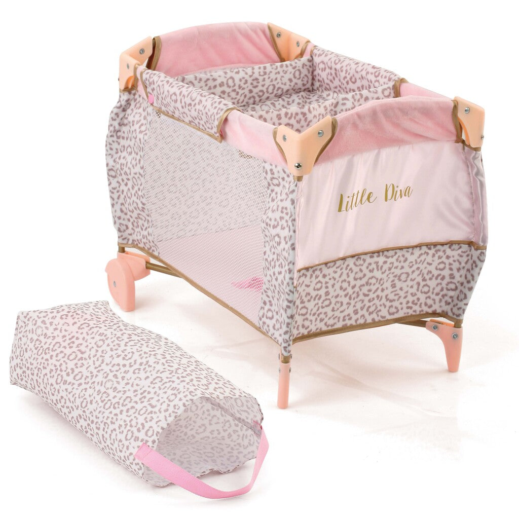 Basic Little Diva Piegable Doll BED 41x28x12 cm Oro rosa