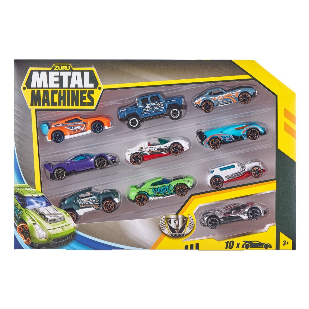 Zuru Metal Machines Die Cast Cars 10 pieces