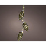 Lumineo string lighting pine cone 5.7x28cm
