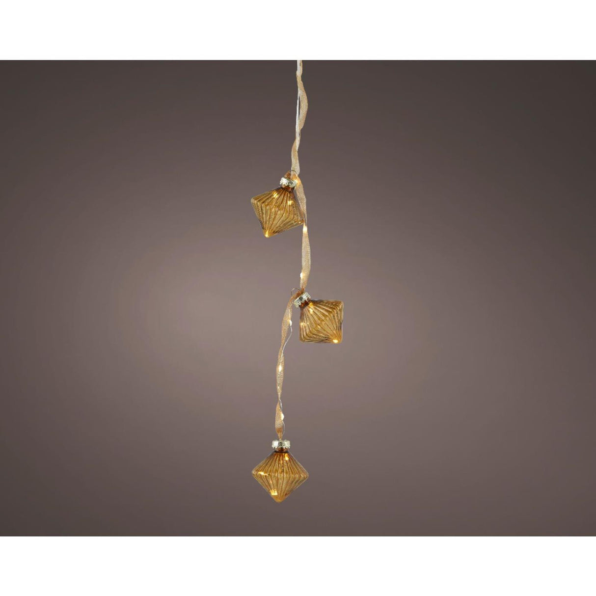 Lumineo string lighting Christmas ball LED 5.7x28cm