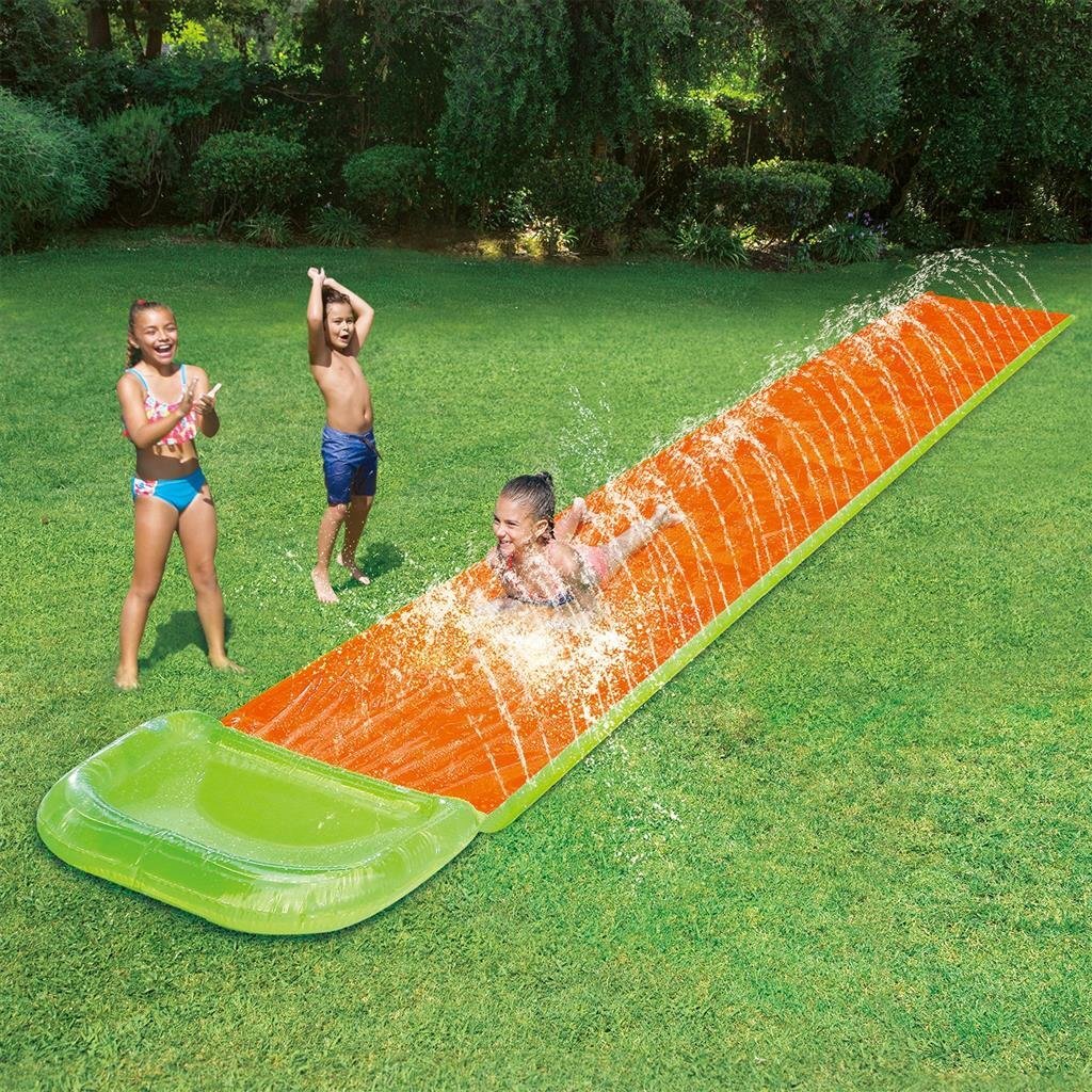 Alert water slide 549x79 cm orange green