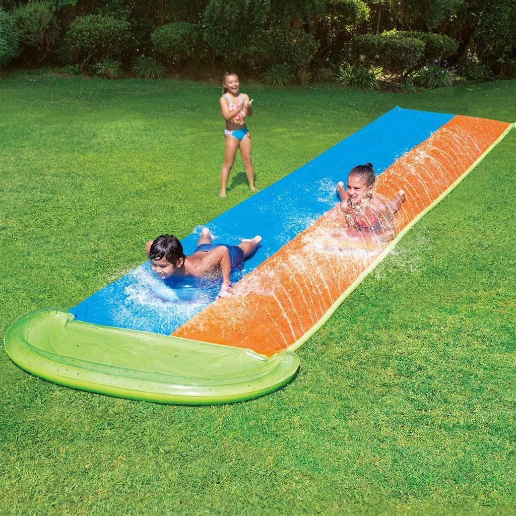 Alert water slide 549 cm orange blue green