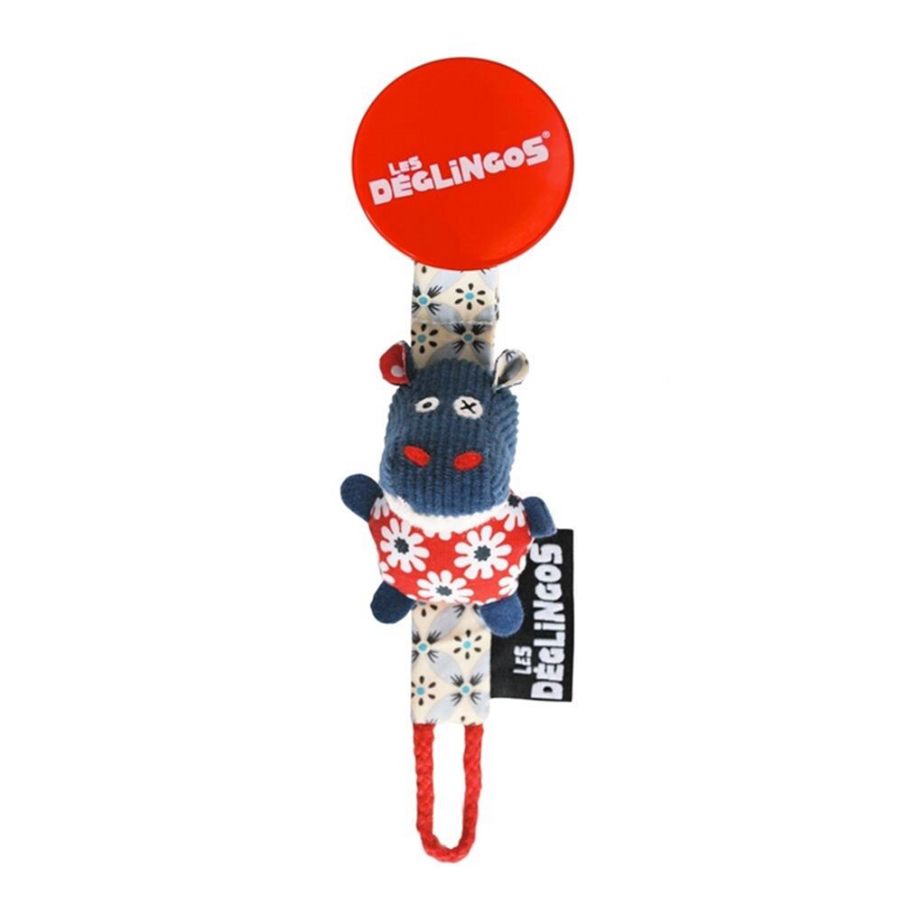 Pacifier clip, the trendy hippo 20 cm