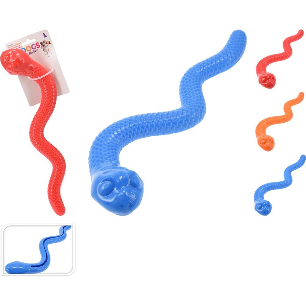 Pets collection dog toy snake