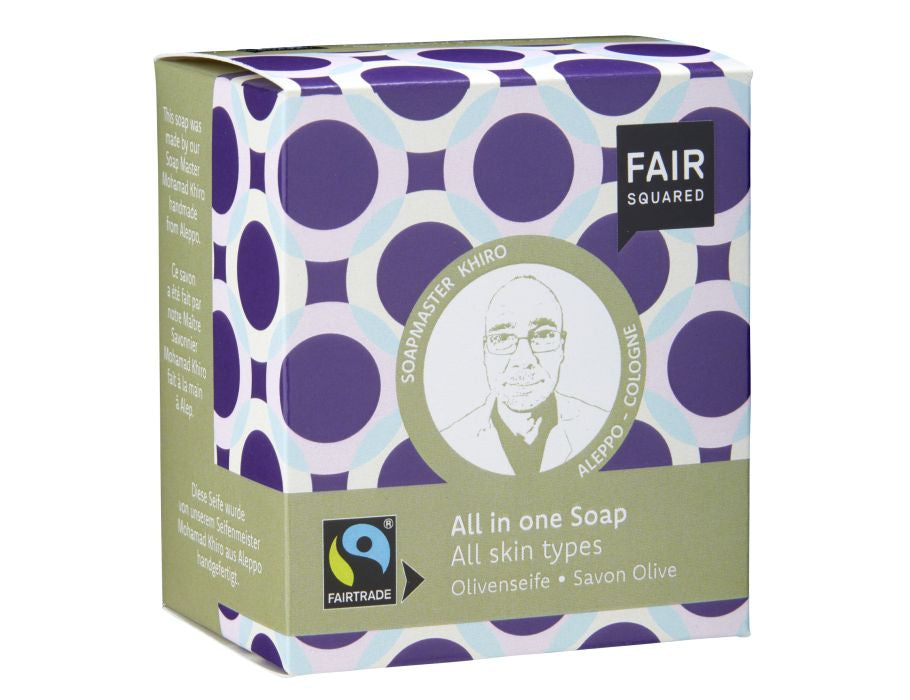 Fair squared soap bar - all in one soap