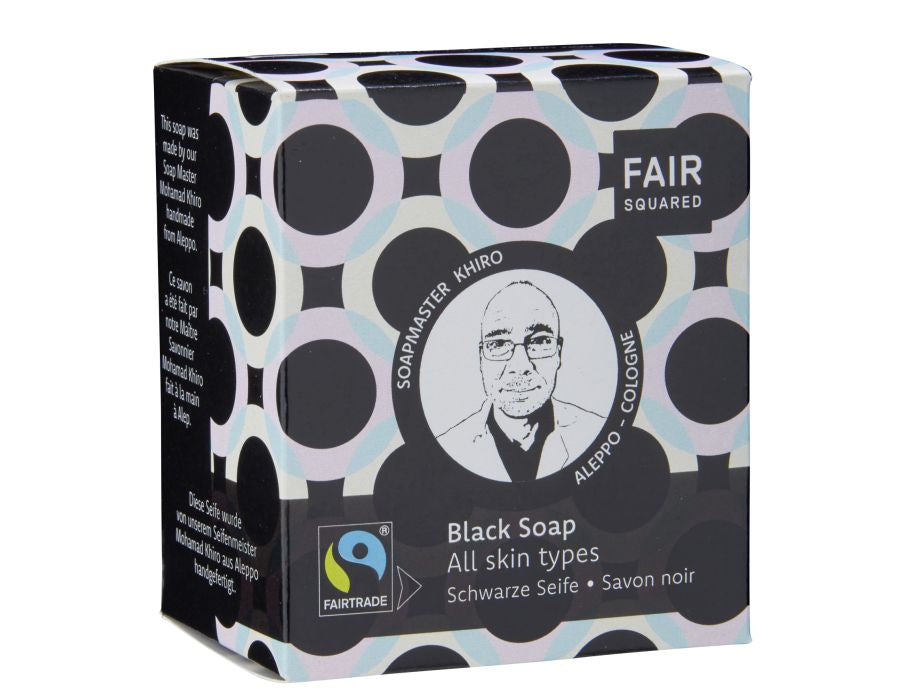 Fair squared soap bar - black soap