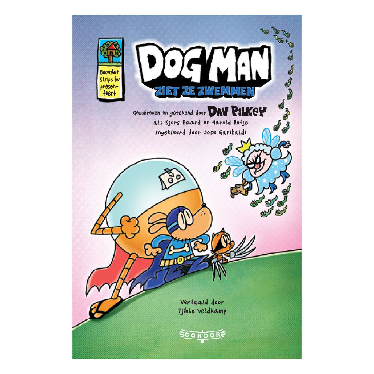 Centraal Boekhuis dog man sees them swimming