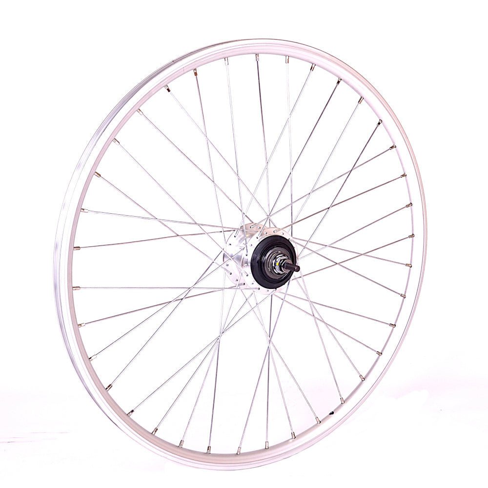 Achterwiel 28 x 1 3 8 Nexus 7 (voor Rollerbrakes) Zilver