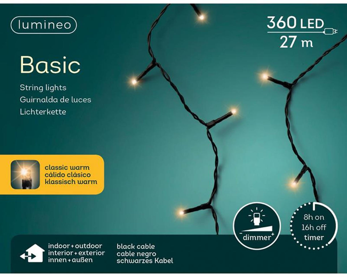 Lumineo Chrëscht Luuchten Basic 360l classicwarm