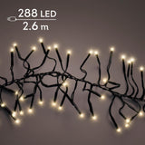 Lumineo Christmas lights cluster 288led softgold