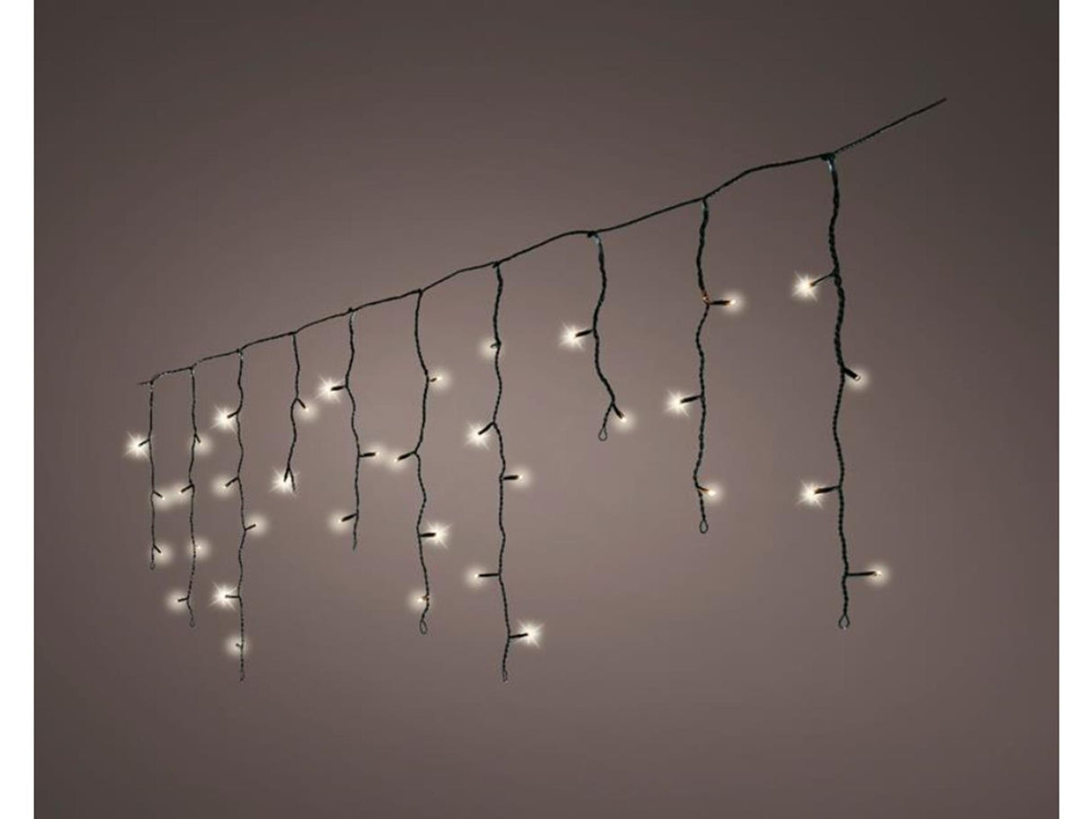 Lumineo LED lighting icicle 11 meters - 259LED warm white twinkle